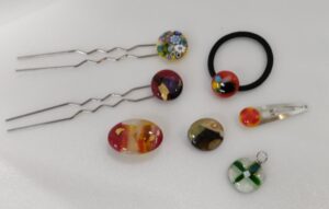 直径7cmの円の中に入るだけ作れるフュージングアクセサリー体験