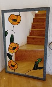 ステンドグラスのぽぴーの鏡生徒作品