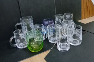 さんどぶらすとのたいけんで団体さんの作品コップの種類も色々でした。